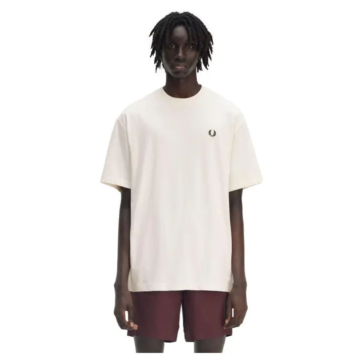 Camiseta Fred Perry Beige Embroidered Champion Tee - 1