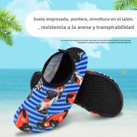 Zapatos De Agua Para Niños Transpirables Y Secado Rápido Zapatillas De Suelo Suave Para Interior Snorkeling Colorido Unisex Tallas Para 7-13Años - details 3