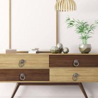 10 Tiradores de Aro para caja vintage de aleación de zinc, Tiradores de Aro para caja redondo, Tiradores de Aro Antiguos para muebles, muebles, Bronce Retro - details 3