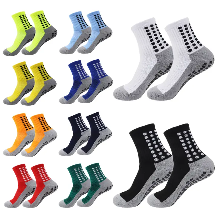 10 Pares De Calcetines Deportivos Para Hombres Y Mujeres Antideslizantes Con Suela De Silicona Para Fútbol Béisbol Yoga Y Otras Actividades Al Aire Libre - 1