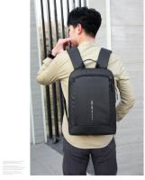 Mochila Impermeable Para Hombres Ultra Ligera Estilo Clásico Con Capa De Computadora De 15.6' Mochila De Hombro Suave Material Nylon Con Costuras Embossing - details 21