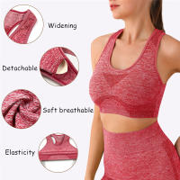 Conjunto De Yoga Para Mujer 2PCS Sin Costuras Top De Manga Larga Y Leggings De Cintura Alta Deporte Fitness Gimnasio Ropa Deportiva Transpirable Y Cómoda - details 3