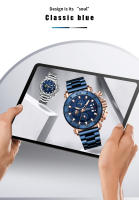 Reloj De Pulsera De Lujo Para Hombres CRRJU Grande Dial En Acero Inoxidable Impermeable Cronógrafo Con Fecha Relogio Masculino - details 2