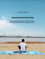 Manta De Picnic Para Playa Impermeable Y Portátil Alfombra De Suelo Para Camping Viajes Y Fiestas En Familia Material De Poliéster 210T - details 0