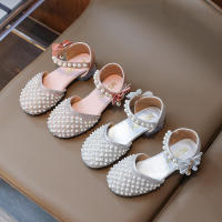 Zapatos De Princesa Para Niñas Plata Cristal Alta Moda Antideslizante Sandalias De Niños Suela De Goma Talla Verdadera Para Verano - details 1