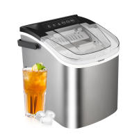 Máquina Automática de Hielo 15KG/24H con Auto-Limpieza, Tamaño de Cubitos Ajustable (25/22mm) para Hogar, Bar, Oficina o Restaurante - Fabricadora Portátil Eléctrica Estilo Bala, Incluye Paleta y Manual - details 6