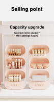 Caja De Almacenamiento Para Maquillaje UFORU Con Inserto Inclinado Para Escritorio Estilo Coreano Ecológico Cuidado De La Piel Lápiz De Cejas Labial Cepillo De Maquillaje Y Tubo - details 3