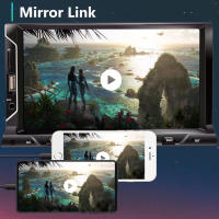 Radio De Coche Con Pantalla Táctil HD De 7 Pulgadas 2 Din Carplay Android Auto Estéreo Con Cámara De Retroceso Bluetooth Mirror Link FM AUX Entrada Universal Para Todas Las Marcas De Coches - details 3