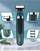 VGR Razor Máquina De Afeitar Eléctrica Profesional Para Hombres Impermeable Con Trimmer De Barba 2 En 1 Recargable V-393 - details 3