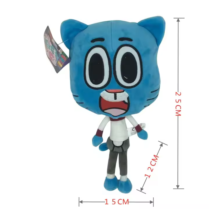Peluche de Gumball de la Escuela de Fantasía - Personajes de dibujos animados divertidos para niños - 1