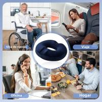 Memoria Algodón Offi asiento coxis descompresión Juego para las hemorroides postoperatorio Masculino y Femenino - details 2