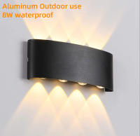 Lámpara De Pared LED Moderna Para Interior Y Exterior Luz Blanca Versátil Para Sala De Estar Corredor Dormitorio Decoración - details 11