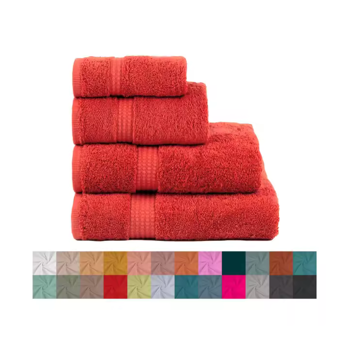 TRAMAS+ Juego de 6 Toallas Premium 700gr, 4 Toallas de Mano 50x100 cm y 2 Toallas de baño de 70x140cm, 100% Algodón, Secado Rápido y Absorbente - 1