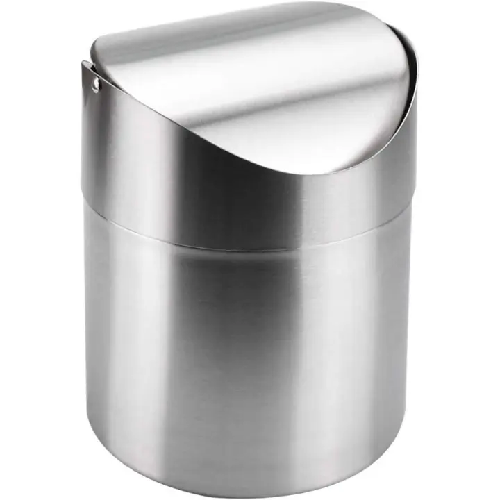 Pequeño cubo de basura interior para escritura,(12*12*16,5 cm,) - 1