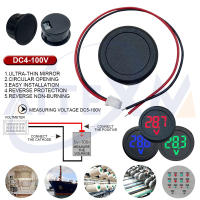Voltímetro Digital DC5-100V Con Pantalla LED Para Coche Medidor De Voltaje Y Corriente Panel De Monitorización Circular - details 2