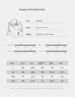 Chaqueta De Cuero Casual Para Moto De Otoño Para Hombres Con Cuello Alto Bloqueado De Colores Chaqueta De Cuero Artificial Moda De Piloto - details 0