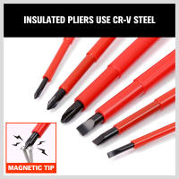 Juego de destornilladores aislados 94191.6PC (CRUZ/PALA) - 530g, 34x23x4cm Incluye puntas magnéticas para electricistas - details 2