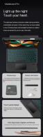 Teclado Mágico HUWEI Para iPad 10ª Gen 2022 Funda Para iPad pro 11 2021 iPad 9ª/8ª/7ª Generación Air 5 Air 4 pro 12.9 6ª 5ª 4ª Funda Protectora Con Teclado - details 3