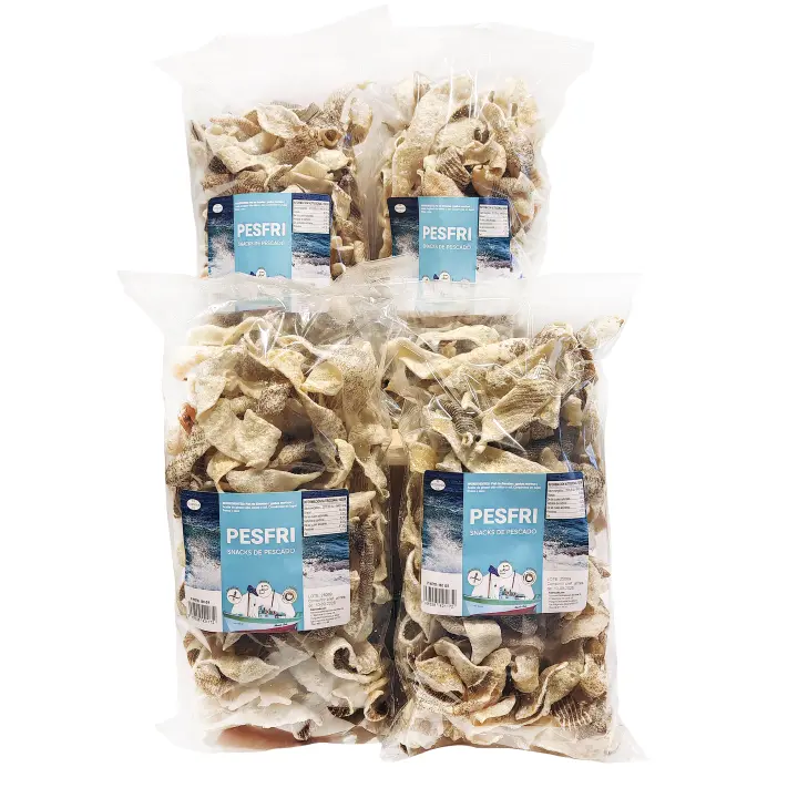 Snack de cortezas de bacalao de Pesfri (Pack de 4 unidades de 150 gr) - 1