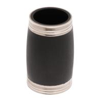 Tooyful Tubo De Barro De Aleación De Zinc Ajustable Para Clarinete Bb Piezas De Repuesto Para Instrumentos De Viento Negro 50mm - details 3