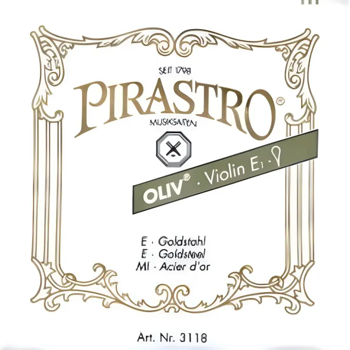CUERDA VIOLIN-Pirastro (Oliv 311821) (Acero/Oro) 1ª Lazo Medium Violin 4/4 - 1