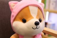 Muñeco De Peluche De 25cm Squirrel Shiba Inu Perro Corgi Cojín Suave Para Niños Regalo De Navidad Kawaii Valentin - details 24