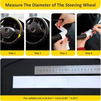 Exwrite del volante del Coche, Mesa del coche, bandeja del volante, esritorio de la computadora del volante, bandeja de comida del coche para la mayoría de los volantes del vehículo (Negro) - details 4