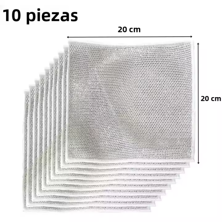 Paño De Limpieza Mágica Para Cocina Eliminador De Oxydación Para Metal Acero Cepillo De Limpieza Para Microondas Y Estufa Herramientas De Limpieza Eco-amigable - 1