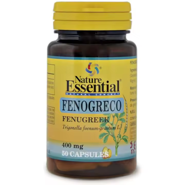 Nature Essential Essential Essential Essential Essential Essential Essential Fenogreco 50 Cápsulas - Regulador de Azúcar y Alivio Estomacal - 1