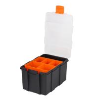 Caja de piezas de herramientas de plástico portátil para electricista, Maleta de almacenamiento, soporte para maleta, F-156D - details 6
