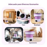 Máquina De Lavar Portátil De 7L Plegable Pequeña Con Modos Automáticos Cesta De Ropa Máquina De Lavar Para Viajes Y Uso Doméstico - details 16