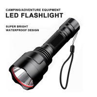 Linterna LED Superpotente 5 Modos De Iluminación L2 Torcha Para Ciclismo Nocturno Camping Senderismo Caza Y Actividades Internas Usar 18650 Negro Material De Aluminio - details 0