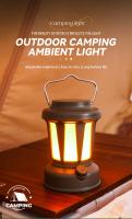 Lámpara De Camping Retro Portátil Lanternas Solares/Carga Tipo-C Luz De Emergencia Para Colgar En La Tienda De Acampar Y Escalada Al Aire Libre Jardín - details 23