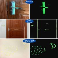 Cinta Luminosa Autoadhesiva 3M/5M Para Visión Nocturna Adhesivos De Brillo Seguridad Fluorescente Decoración DIY Para Casa Y Fiesta - details 4