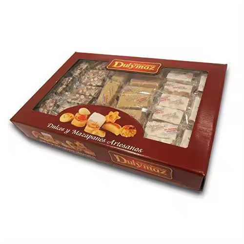 Surtido de Turrones Sin Azúcar Calidad Suprema Caja 2 Kg - Dulces de Almendra - 1