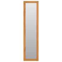 vidaXL Espejo de pared con estantes madera de teca maciza 30x30x120 cm - details 1