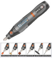 Taladro Mini Inalámbrico USB Con Cuerda Dremel Herramienta Rotativa 21000rpm Pluma Grabadora Electrónica Set DIY Con Accesorios - details 12