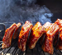 LMETJMA Racks Para Costillas De Barbacoa En Acero Templado Con Capa No Adhiere Herramienta De Asado Para Púa De Gas JT25t - details 6