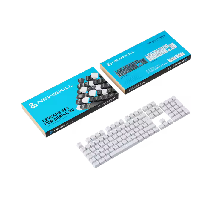 Newskill Set de teclas Serike V2 Blanco  104 Teclas ABS doble inyección - 1