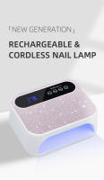 Lámpara LED Recargable Para Uñas Profesional Secador De Gel De Polvo De Póquer Sin Cable Para Manicura Con Batería Integrada Arte De Uñas - details 0