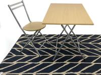 MIRAMAX-Silla Metal Plegable con Respaldo,Silla de Metal con Base de Madera, Ideal para Cocina, Jardín, Salón - details 4