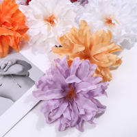 3/5/10Pcs Cabezas De Flores Artificiales De Seda Dahlia Para Boda Decoración Del Hogar DIY Corona Regalo Caja Scrapbooking Artesanía Flor Falsa - details 2