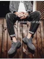 Botas De Seguridad Para Hombre Negras Al Aire Libre Antideslizantes Con Platforma Casual Deportivas Transpirables Para Primavera Tallas 39-44 - details 7