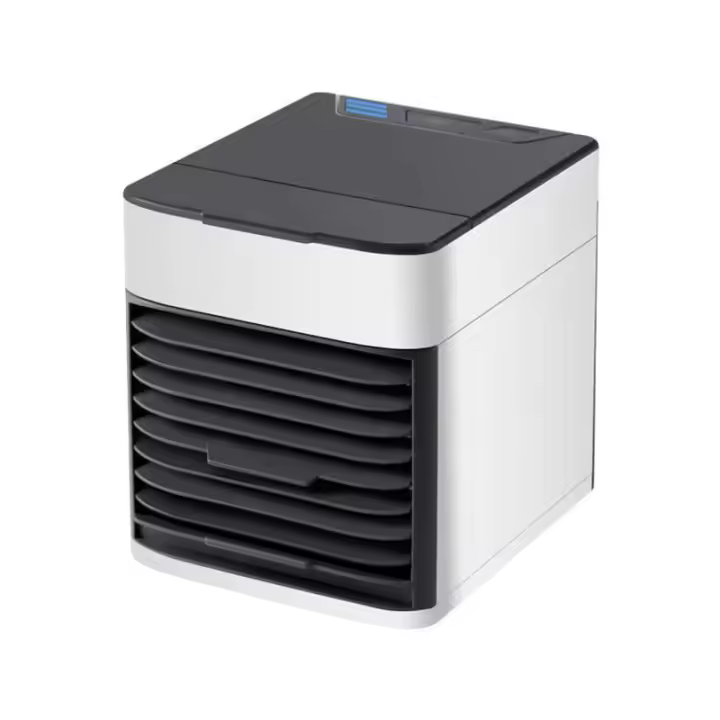 Aire acondicionado portátil | Aire acondicionado evaporativo de 4 velocidades, silencioso y potente | Mini enfriador de aire con enchufe USB | Dormitorio u oficina de bajo consumo energético A+ - 1