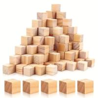 Cubos De Madera Descompuestos De 5 Tamaños Grandes/Pequeños Para DIY Manualidades Y Creación De Puzzles Decoración Del Hogar - details 7