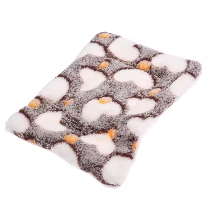 Alfombra Suave De Fleece Para Mascotas Pequeñas Accesorios Para Jaula De Conejo Chinchilla Cojín Para Armadillo Y Hamster Tamaño Small - 1