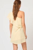 Vestido LA MORENA de gasa con volantes y escote asimétrico - REF: LA-290117 - details 1