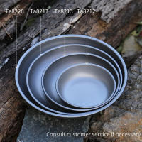 Tiartisan Plato De Titanio Ultraligero Portátil Para Camping Al Aire Libre 220mm Extra Grande Para Ensalada Y Comida Postre Sin Plegar - details 9