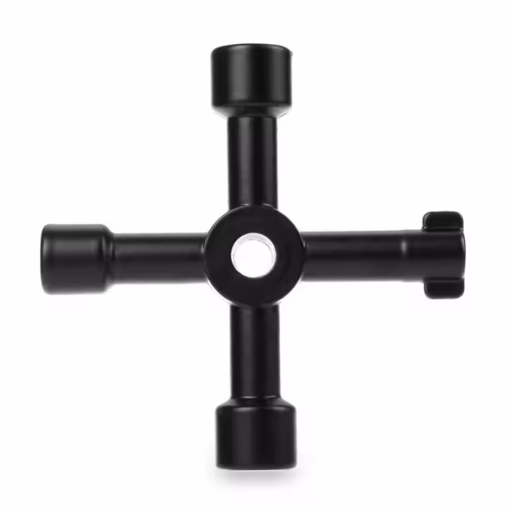 Llave De Multipropósito Mini Portátil Con Hexagonal Interno Triangular Herramienta De Mantenimiento De Alta Calidad Para Plomeros - 1