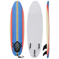vidaXL Tabla de Surf 170 cm Deportes Acuáticos Exterior Navegación Estampado Boomerang,  De rayas,  Azul y mas - details 7